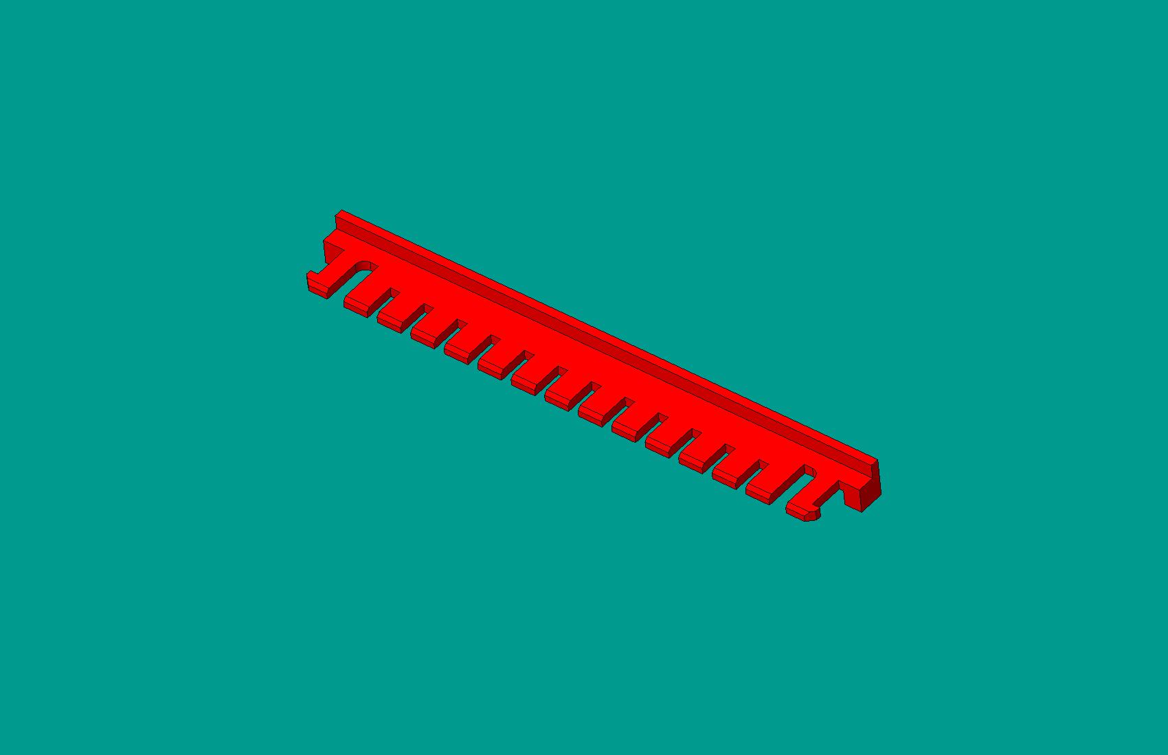 2.0間距，A2008S-15鎖片紅色