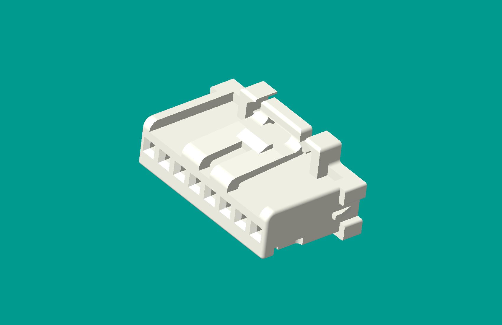 2.0間距，PNIRP-08V-S白色