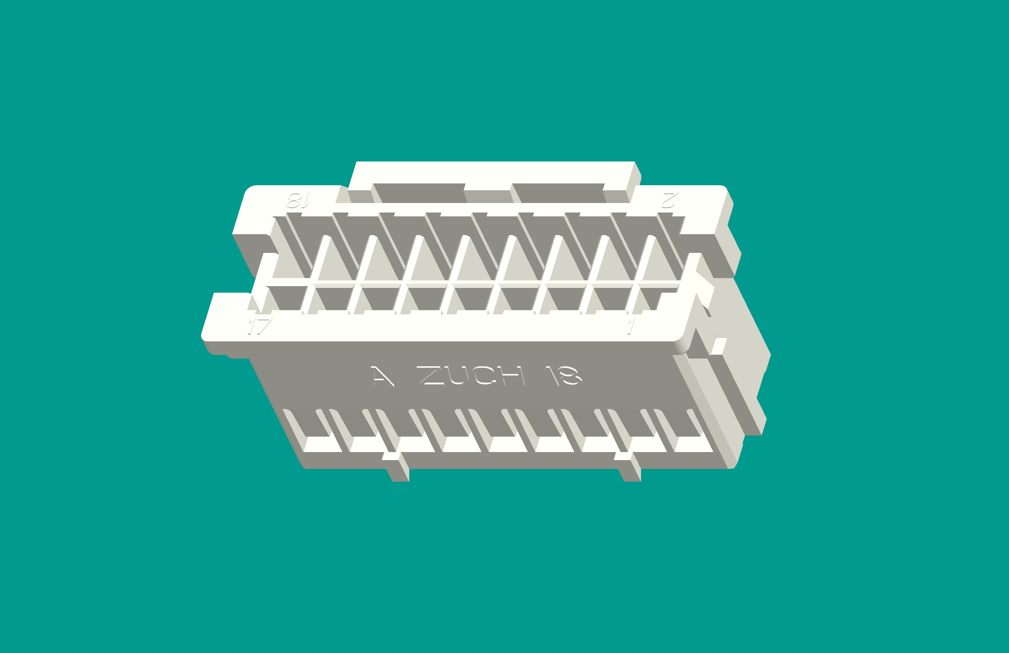 XAD-2×9PD白色 PA66普通