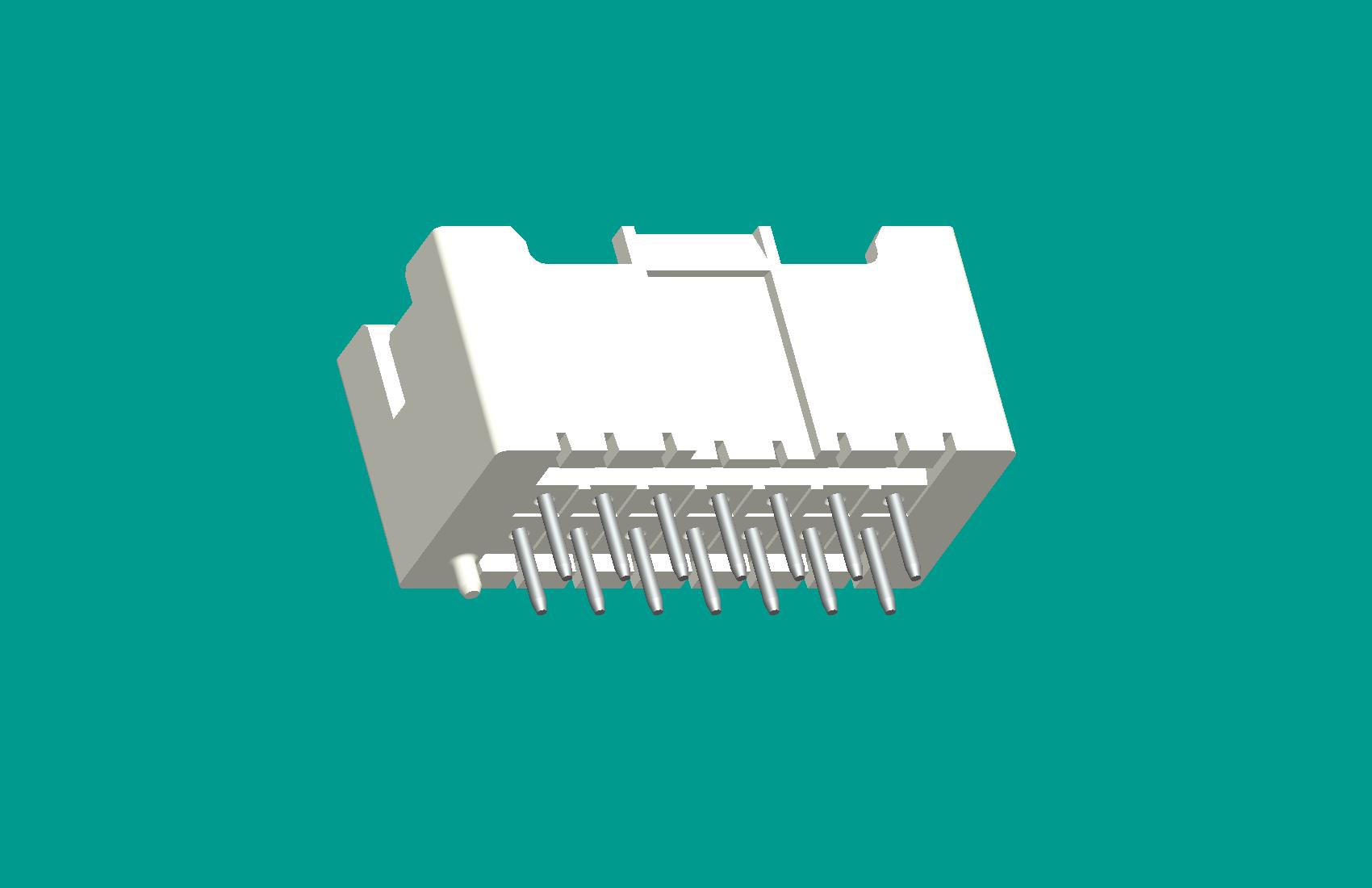 XAD-2×7ASD立式針座本色/高灼熱絲