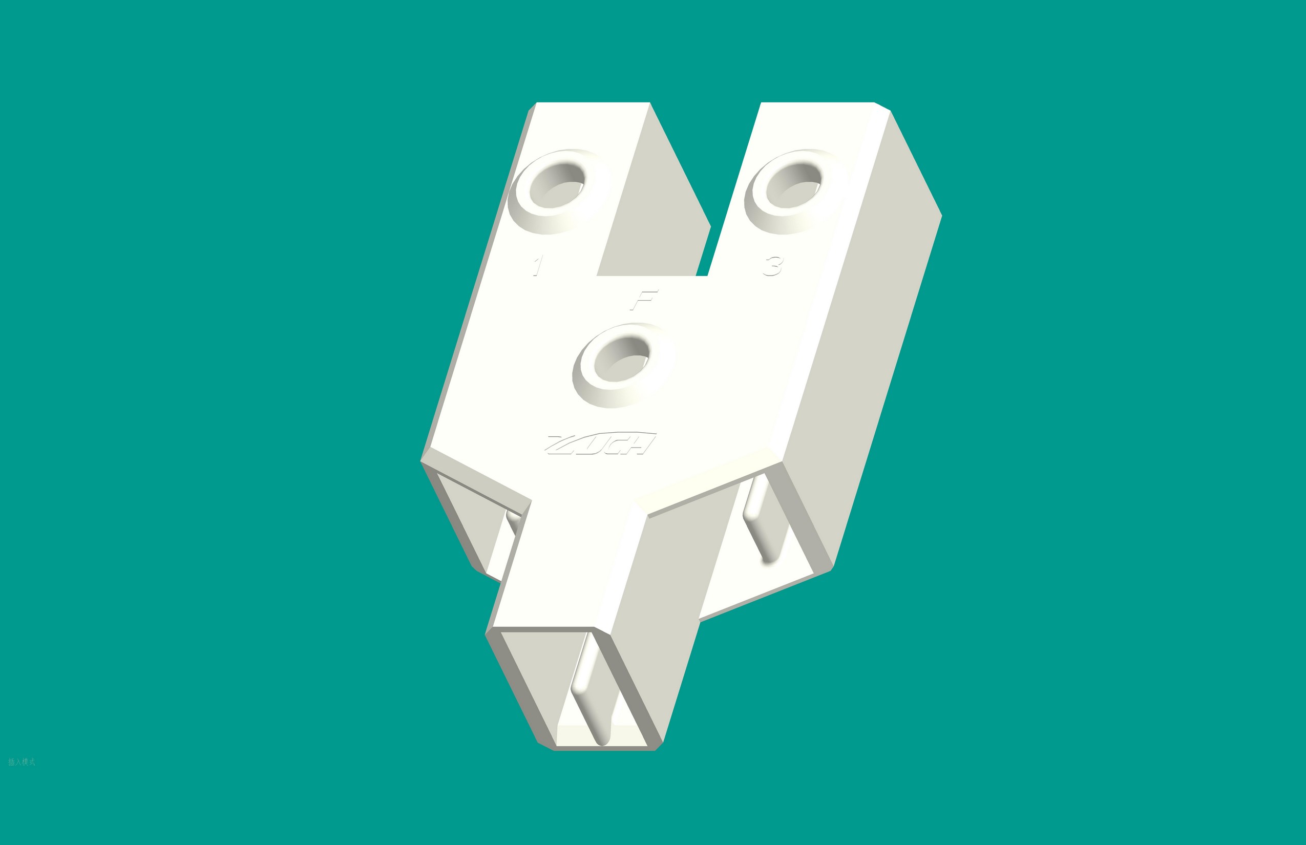 壓縮機塑件3孔/本色/高灼熱絲