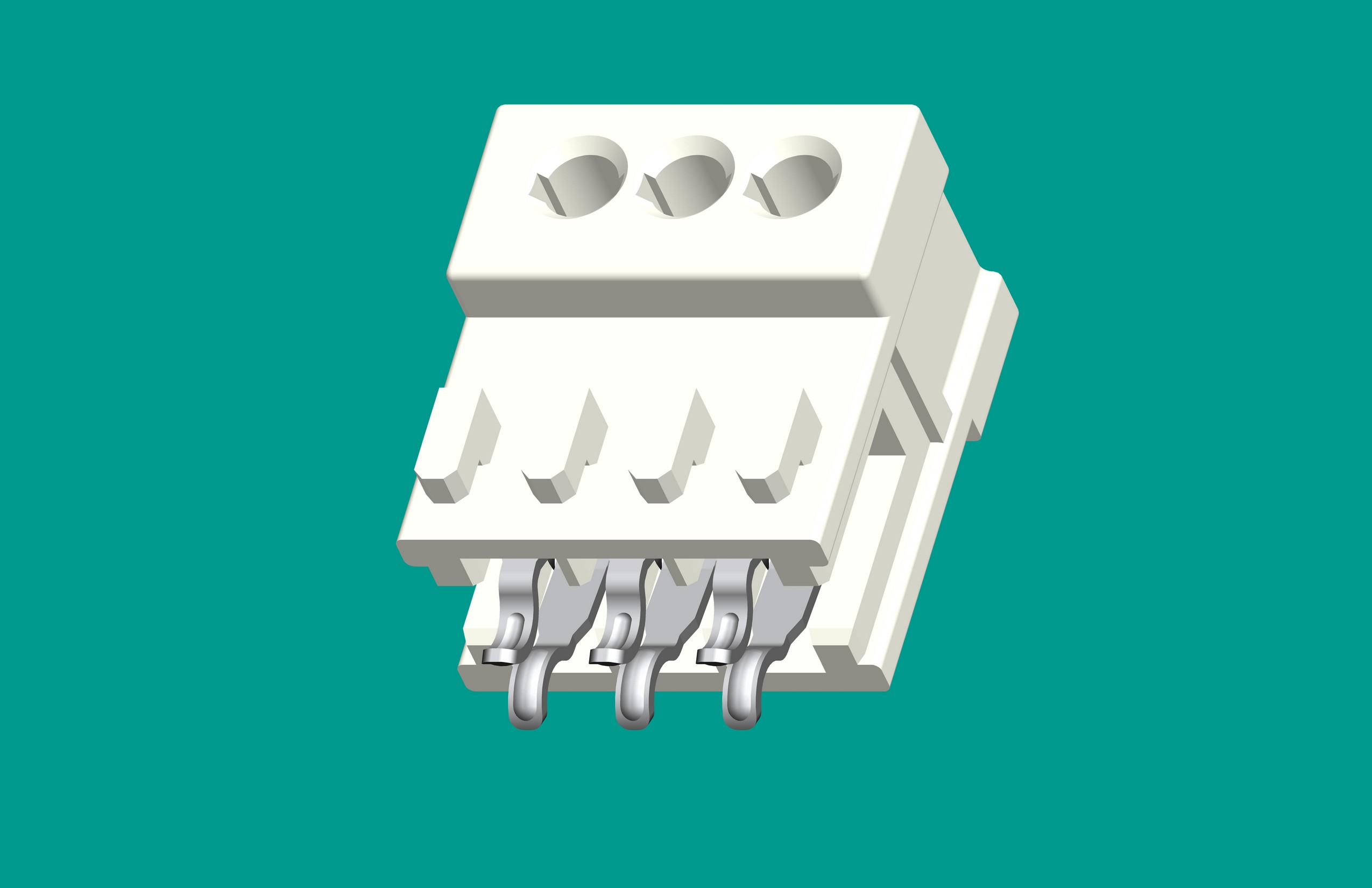 RAST2.5孔座3位-高灼熱絲