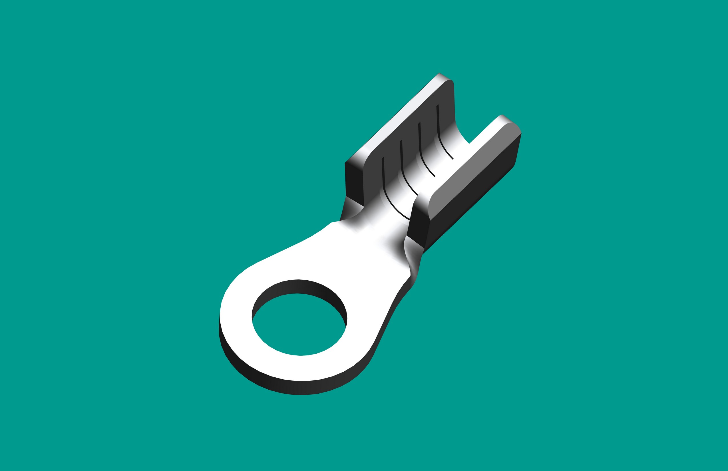 3.3*5.5*0.8環(huán)形接地片